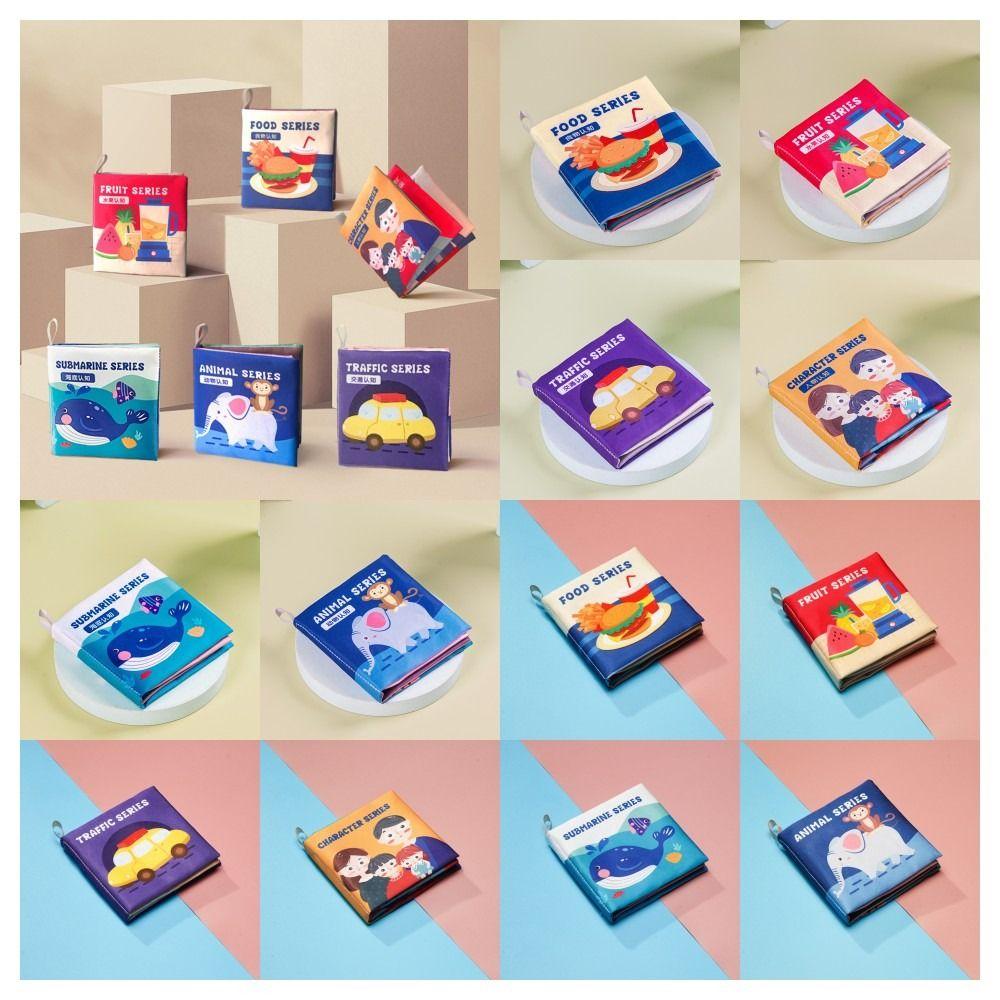 

Sound Paper Infant Quiet Book Fruit Baby Cloth Book Interesting Parent-child Toy