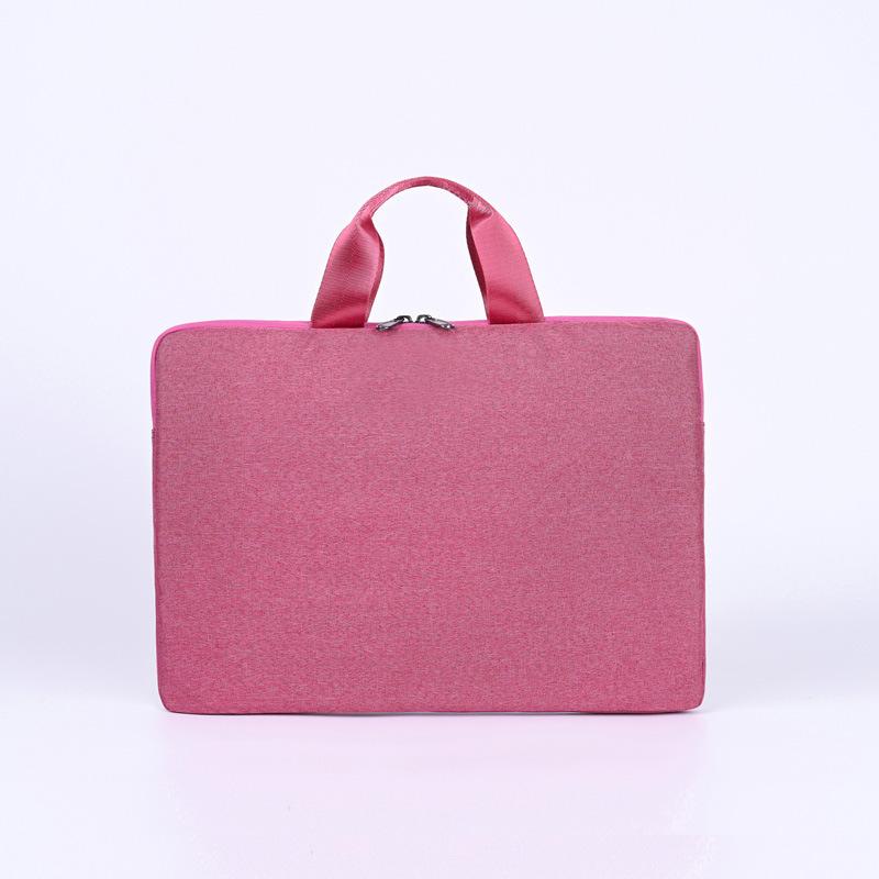 

TS JYL laptop bag,Slim Laptop Handbag Business Office Portable Document Bag 13.3 inches розовый