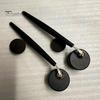 Pool Cue Chalk Holder Round Portable Black Plastic Pocket Snooker Billiard Accessories Enthusiasts Birthday Gift