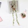 Bohemian Ethnic Style Waist Belt Pearl Beaded Dress Decoration Leather Weave Waist Chain  Party