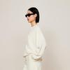 Less Women's Lambswool Cashmere Blend V-Neck Pullover Sweater