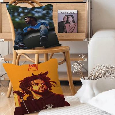 Sänger J.Cole Musikalbum Stich Glücklicher Drache Kissenbezug Sofakissenbezug Heimzimmer Dekoration Kindergeschenk