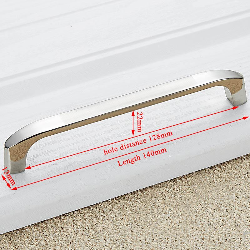 KAK Zinc Alloy Modern Cabinet Handles Kitchen Cupboard Door Pulls Drawer Knobs Handles Wardrobe Pulls Furniture Handle