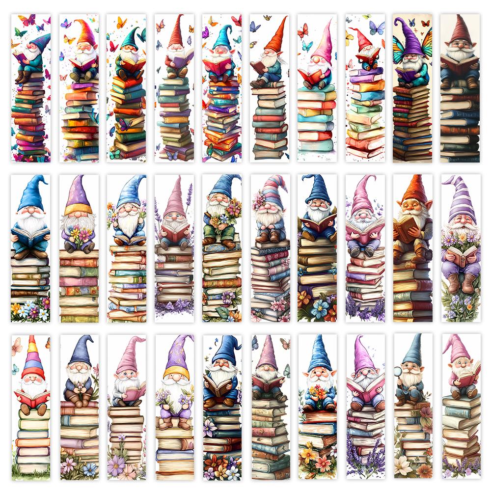 

32pcs, dwarf bookmarks, “Book-loving Dwarf” fairy, birthday gift, perfect for teachers, readers, and book lovers.