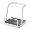 Supporto per mestolo e coperchio di pentola Yamazaki Jitsugyo L Bianco L14 x P12,3 x A15,2 cm Supporto per mestolo e coperchio di pentola di grandi dimensioni 1551
