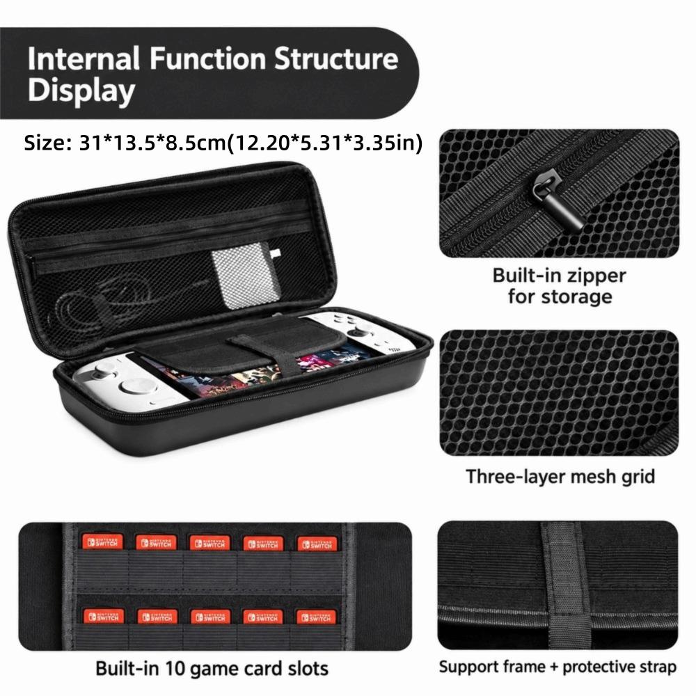 EVA Carrying Case Portable Protective Cover Storage Bag for Lenovo Legion C700 Gaming Handheld