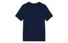 Nike T Shirts Men's Space Blue Crew Neck Moderate Straight Fit CV2111-492