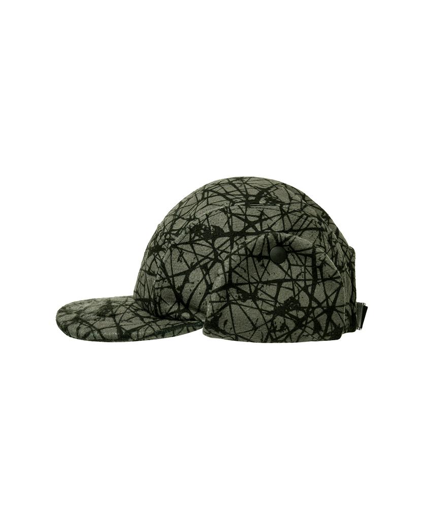 BROWNBREATH Sprawl Boucle Earflap Camp Cap - Khaki
