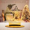 New LED Eid Mubarak Acrylic Ornament Ramadan Decoration Muslim Festival Party