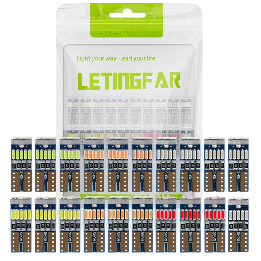 

Светодиодная габаритная лампа T10, Взрывной свет, Светодиод T10, Встроенный канселлер, 15 штук, Светодиод 4014