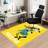 Custom Name Pippi Printed Carpet Rug For Office Chair Living Room Bedroom Kitchen Room Decor Gifts