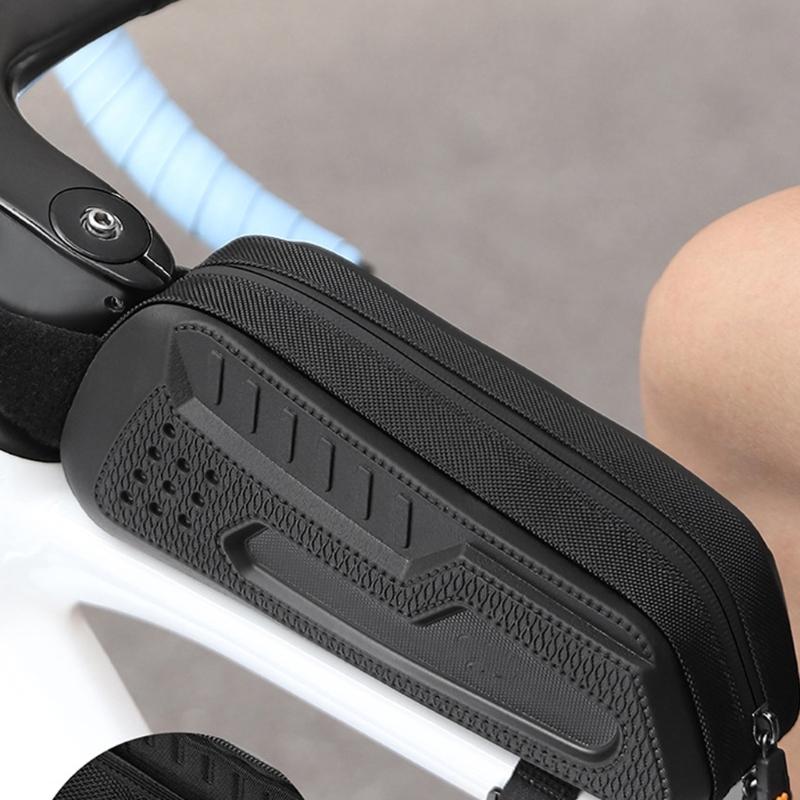 Road Bikes Front Frame Bag Bicycles Front Top Tube Pouches Storage Bag Cyclings Tool Front Saddles Bag for Mountain Bike