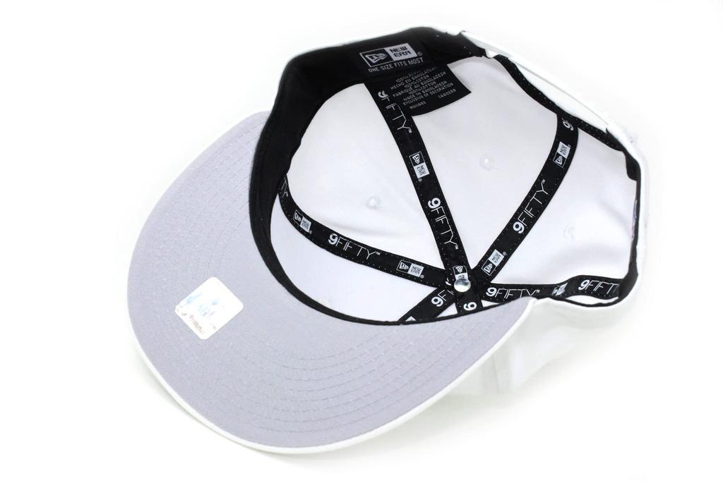 New Era 9Fifty Las Vegas Raiders NFL Free Size Cap, White,