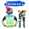 Motocross Gear Set for Kids Youth Jersey Pant Kits Child Green Motorcycle Black 3 4 5 6 7 8 9 10 Year Off-road Suit Blue Orange Enduro Cross Boy Girl