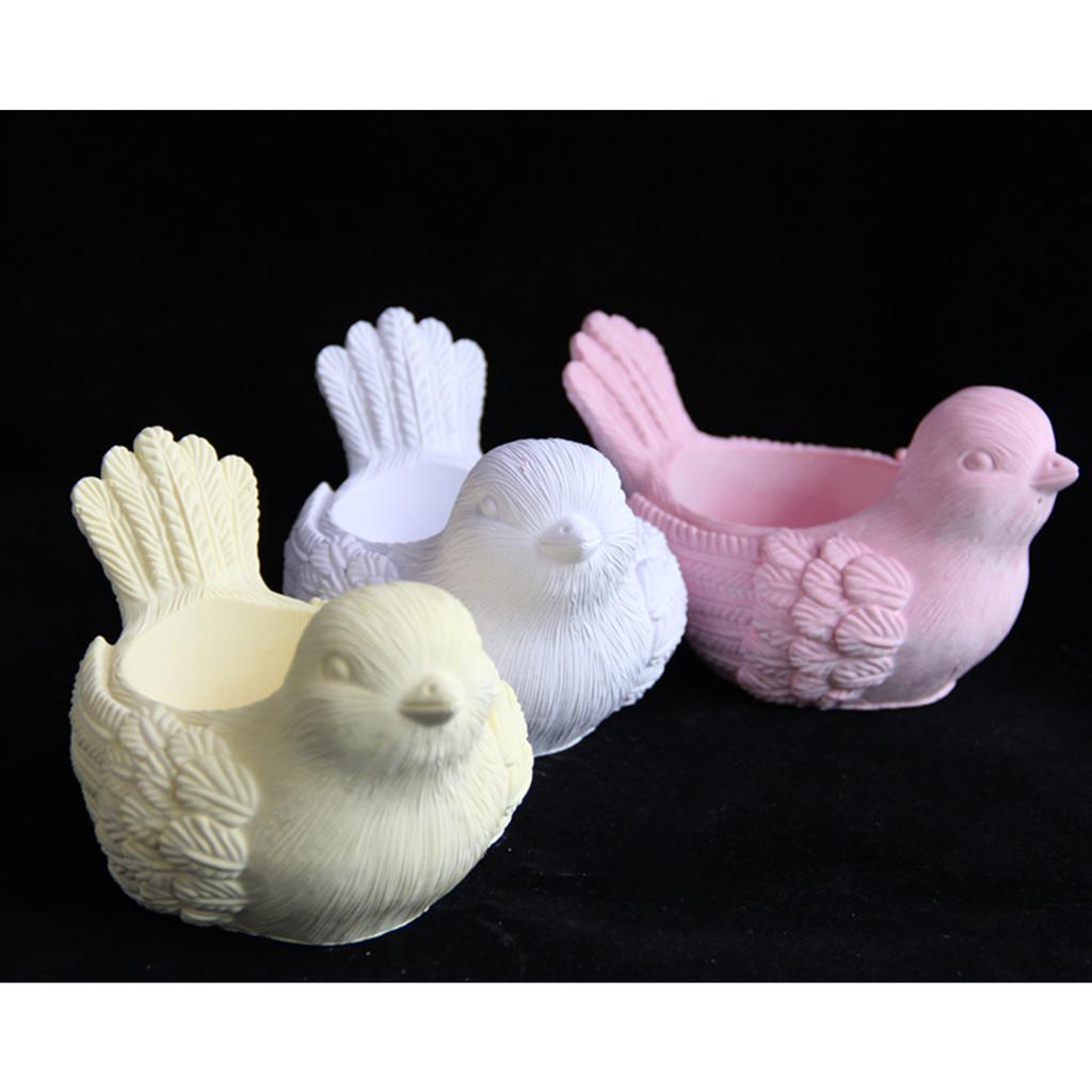 Flexible Silicone Mould For Crafting Lifelikes Bird Planters Suitable for Craft Supplies and Gardening Lovers Daily Use