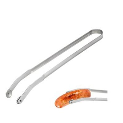 BBQ Wurst Wendezange Edelstahl Langer Griff BBQ Wurst Grillzange Küchenzange für