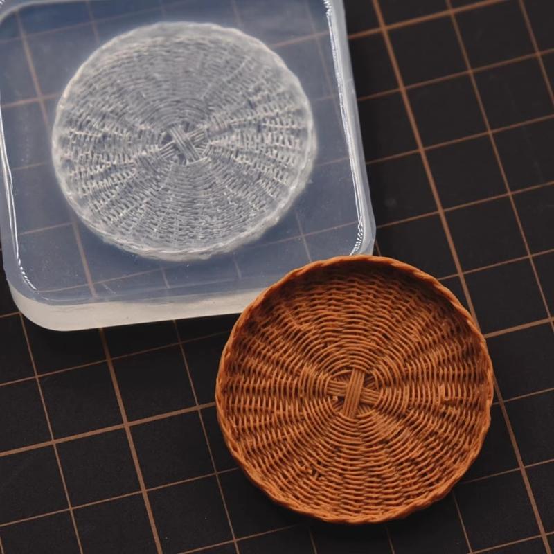 Kleine Lebensmittelspiel Silikonformen Bastelformen Schmuckherstellungswerkzeug Leicht lösende Formen Silikontextur zum Basteln