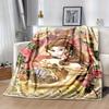 1 Stück Disney Prinzessin Belle Kuscheldecke Heimdekoration, Sofabezug, Outdoor, Geschenk für Sie, Flanelldecke, Schlafzimmer, Wohnzimmer, Reise, Camping
