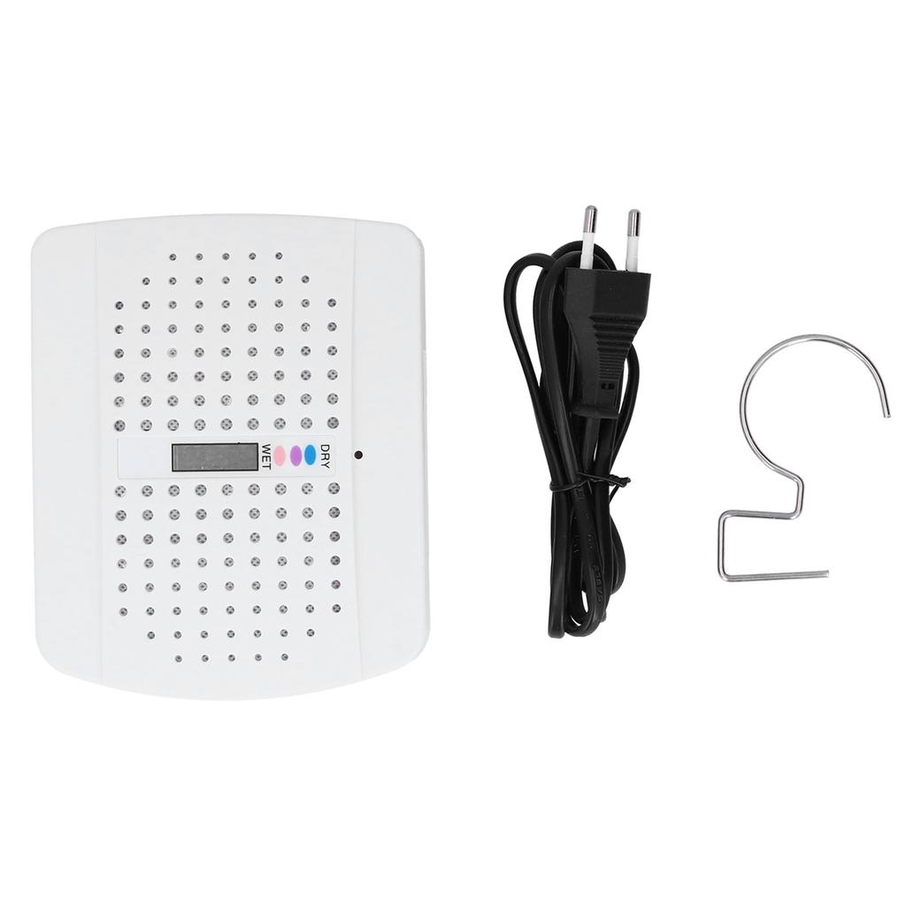 Mini Dehumidifier Reusable Mute Bookcase Wardrobe Moisture Absorber Equipment White