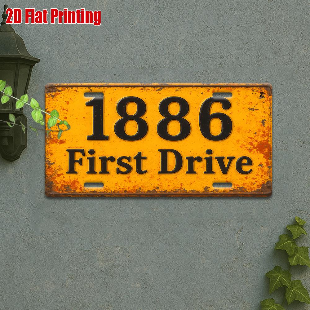 

D Flat xinch Retro Industrial Wall Plate HeavyDuty Suitable for Home Cafe Outdoor Decoration Multifunctional Metal 15x30cm(5.9x7.8inch)