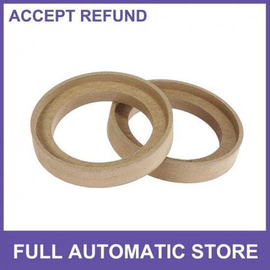 ДВА 3-дюймовых автомобильных бежевых проставочных кольца-адаптера для динамиков, монтажные проставки