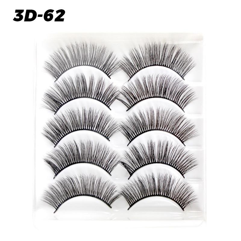 

Fluffy Lashes 8/5pairs Eyelash Extensions De Cils Makeup Beauty Накладні вії Wholesale Lashes Natural Wispy Lash-lifting синій