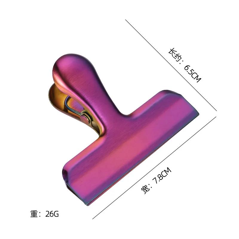 Klipsy do paczek z chipsami ze stali nierdzewnej Klips do żywności i przekąsek do domu i kuchni ze stali nierdzewnej Odporny na wilgoć Domowe gadżety kuchenne Przedmiot