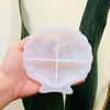 Concrete Silicone Mold Shell Shape Creative Design Jewelry Tray Mold Clay Mould