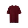 Calvin Klein SS23 Letter Print Loose Round Neck T-Shirt Men Tops Maroon 40JM886-VLP