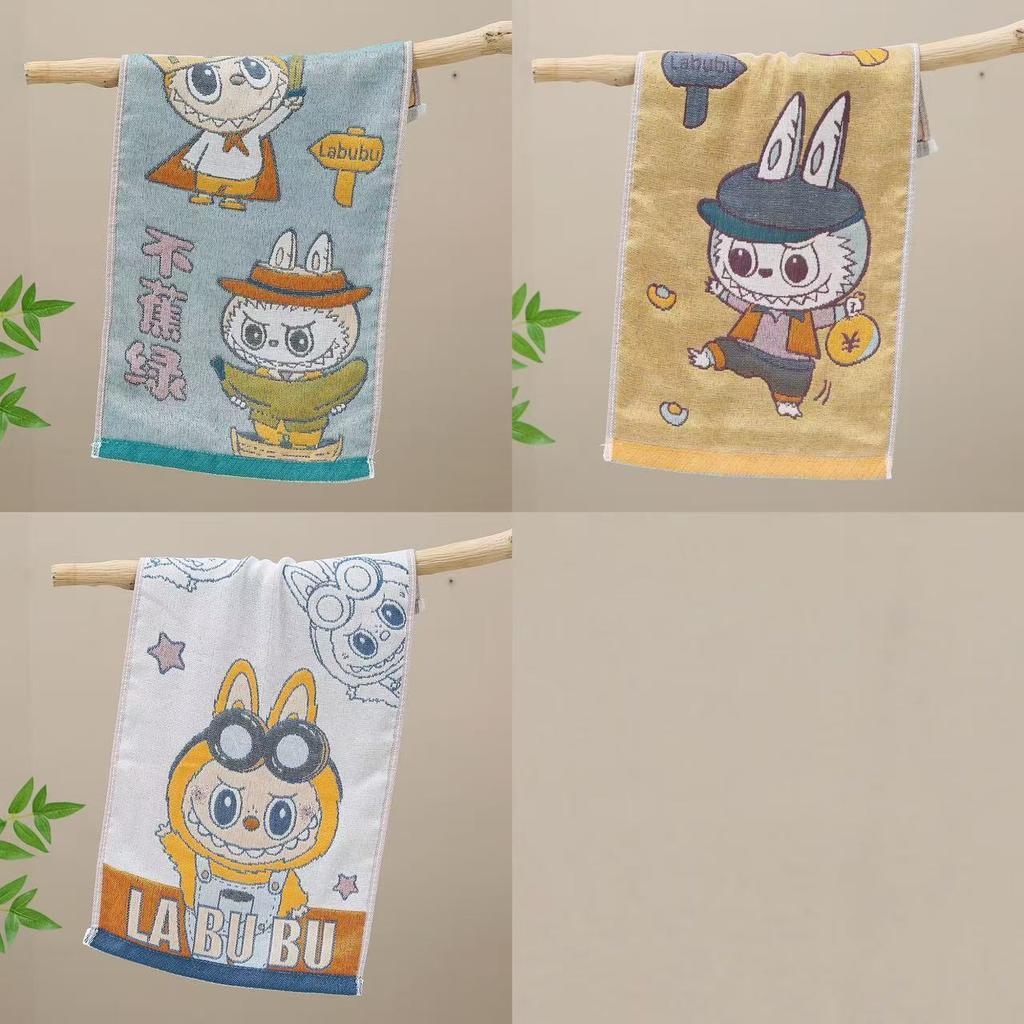Children's Towels, Soft and Cute Gauze Face Towels for Home Use, Baby Face Towels That Don't Shed or Fade