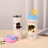 High Value 316 Stainless Steel Thermos Cup Outdoor Portable With Rope Coffee Cup Cute Cartoon Double Drink Car Cup
