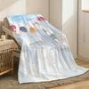 The Q-Quintessential Quintuplets Throw Lightweight 240G Flannel Blanket Soft Skin-Friendly For Summer Cooling