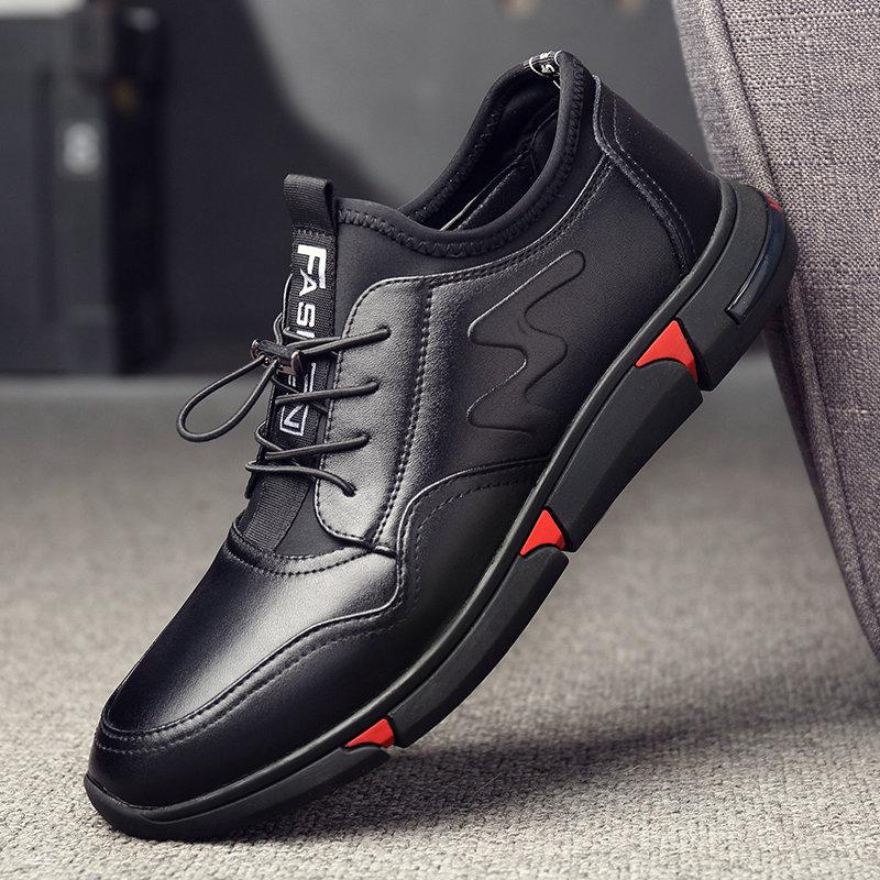 

Повседневная обувь из натуральной кожи, мужские туфли на плоской подошве для вождения, обувь на 6 см, мужские повседневные кроссовки из кожи 38