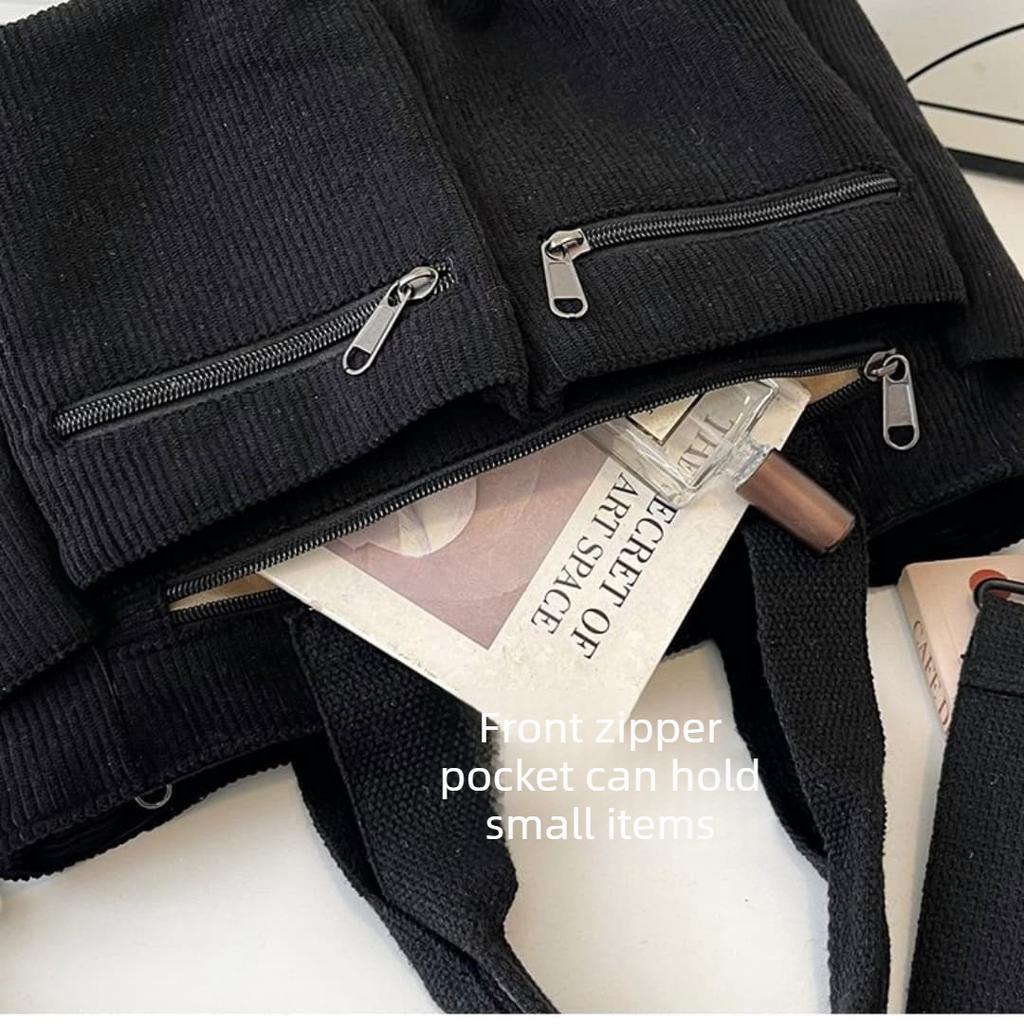 Women's Velvet Large Capacity Shoulder Messenger Bag