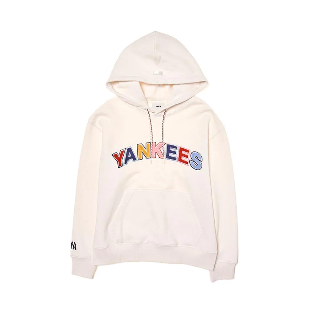 New MLB New York Yankees Sweatshirt Unisex Cream 3AHDV0746-50CRS