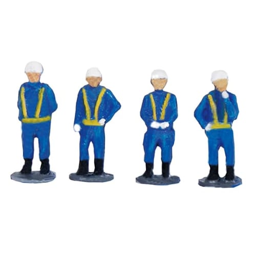 Tsugawa Yoko N Gauge Railway Worker Waiting Machine Set of 4, Railway Model Supplies, NF-16