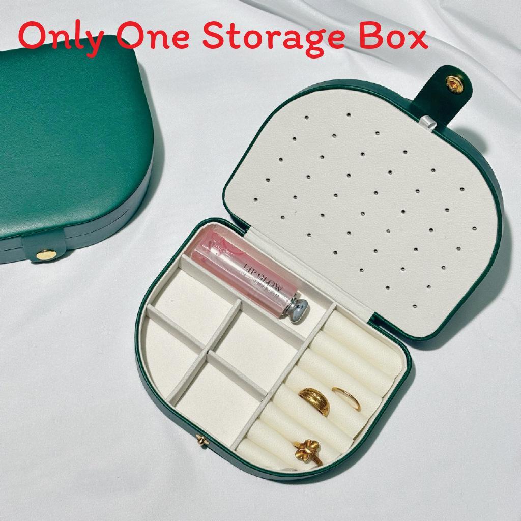 Leather Jewelry Organizer With Large Capacity For Travel And Gift Use