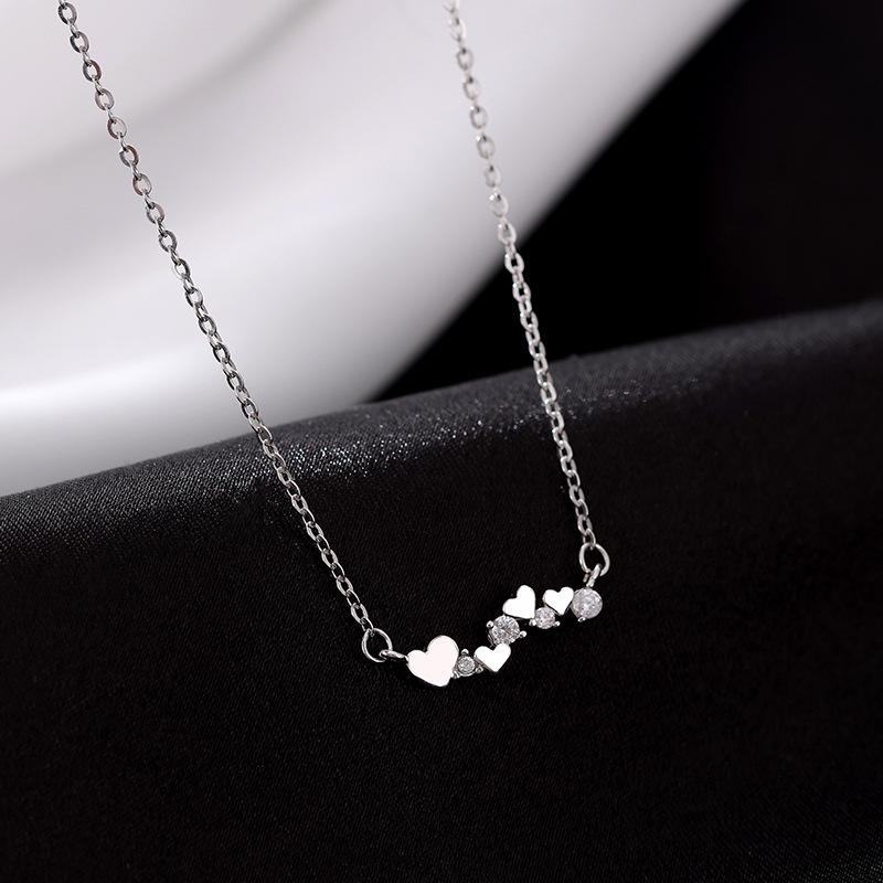 Banyan Tree Heart-Shaped Clavicle Necklace - S925 Silver, Light Luxury Design 2023