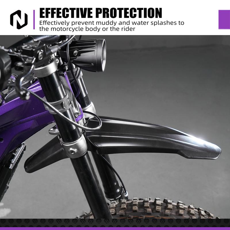 NICECNC For Surron Light Bee X Light Bee S Front Fender Mudguard For Segway X160 X260 Electric Dirt Bike 2022 2023 2024 2025