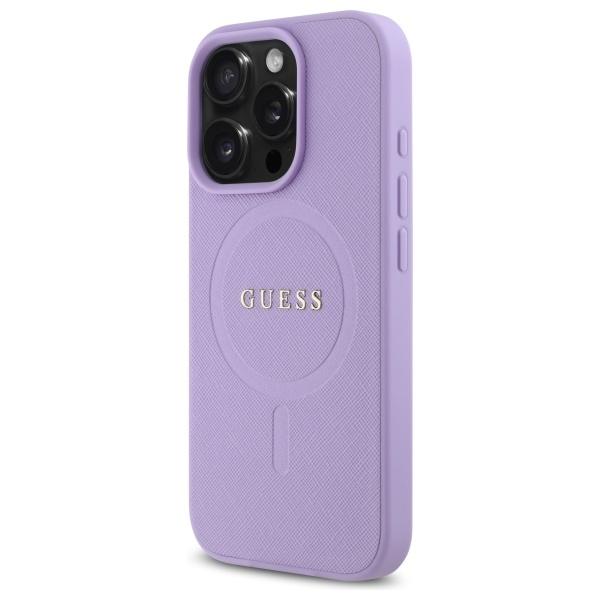 Guess Guhmp16Xpsahmcu Iphone 16 Pro Max 6.9 Fioletowy/Purple Hardcase Saffiano Magsafe