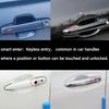 8Pcs Chrome Exterior Car Door Handle Cover Trim For Nissan Versa Tiida 2005-2011