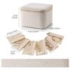 Large Capacity Jewelry Box PU Leather Zippered Pockets Jewelry Display Box with Small Pouches Multi-function