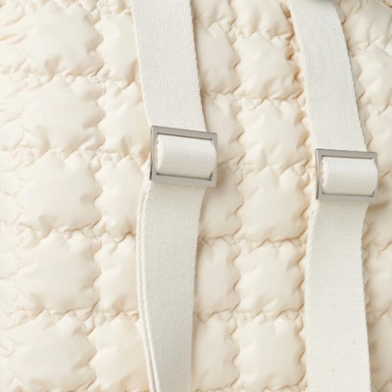 Rheemin Big Pocket Backpack   Cream Ivory   Biscuit