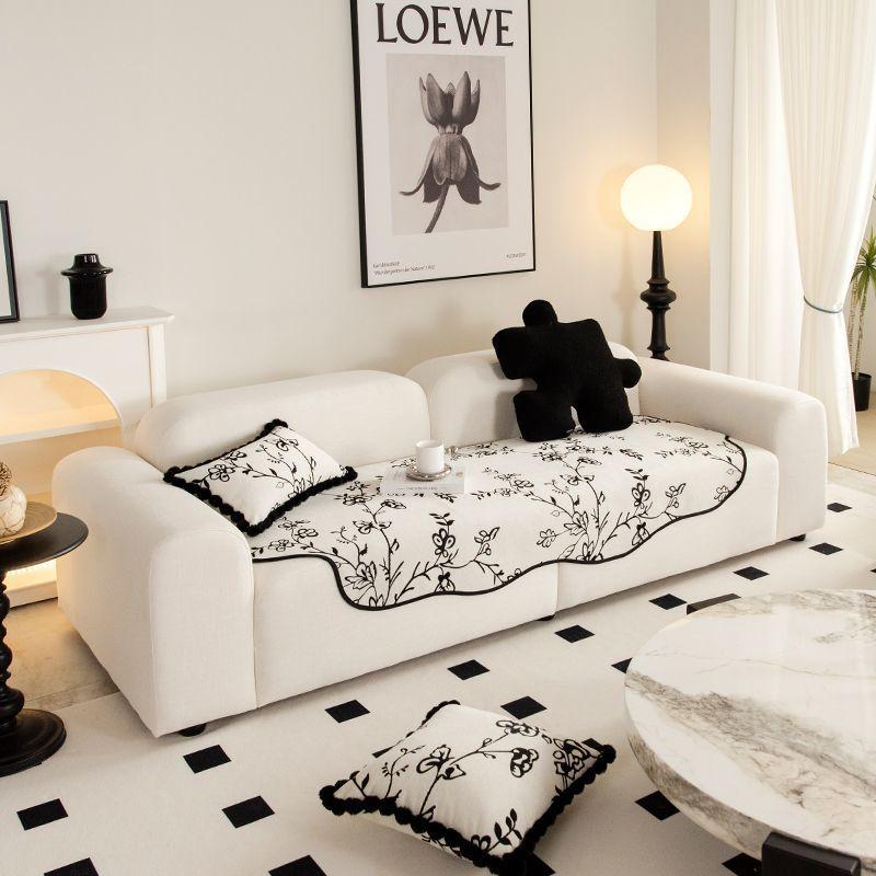 Special-Shaped Sofa Cushion Universal In All Seasons Irregular Seat Cushion Non-Slip Chenier  New American Sofa Cover Towel