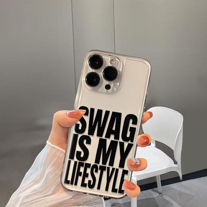 Swag Is My Lifestyle Phone Case For Samsung Galaxy S25 S23 S24 S22 Ultra Plus Shockproof Cover For Galaxy S24+ S23+ S25+ Shell