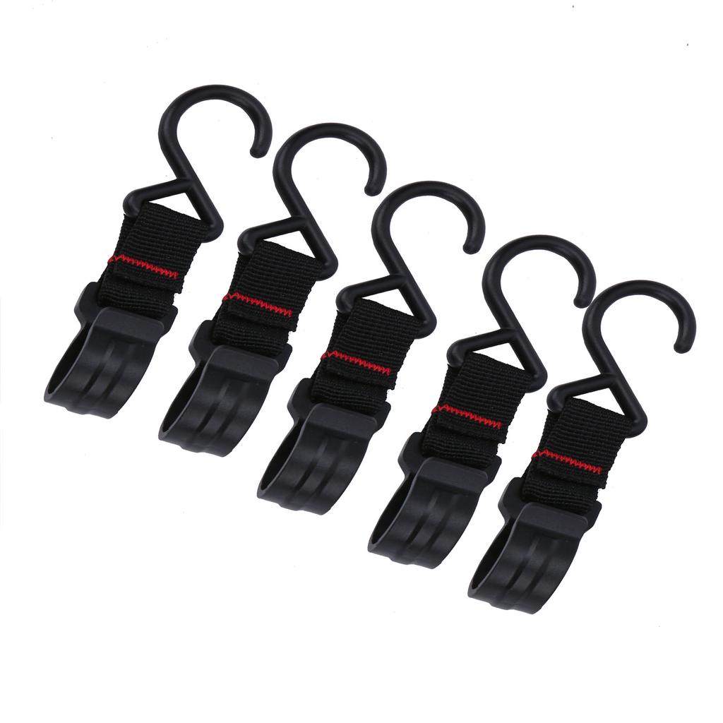 5Pcs Outdoor Hanging Hook Camping MultiFunctional Strap Hanger for Light Cookware