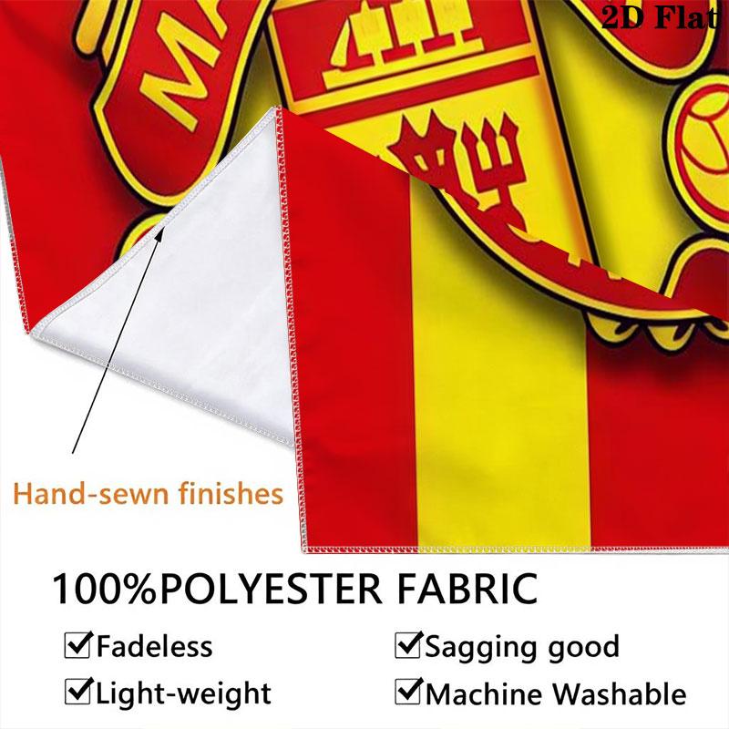 Man Utd D Wall Hanging Printed Fabric Blanket Decorative Tapestries for Bedroom Living Room Home Decor