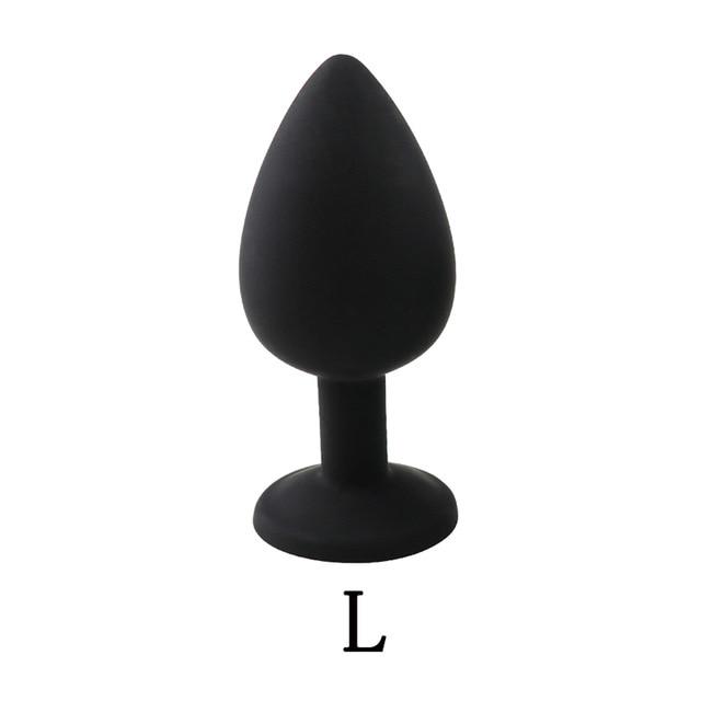 3Pcs/Set Safe Butt Plug With Crystal Detachable Jewelry Anal Plug Vagina Clitoris Vibrator Sex Toy