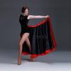 Girls Latin Dance Skirt Female New Pasodoble Dance Skirt Cape Performance Competition Wear Female Dancing Wear