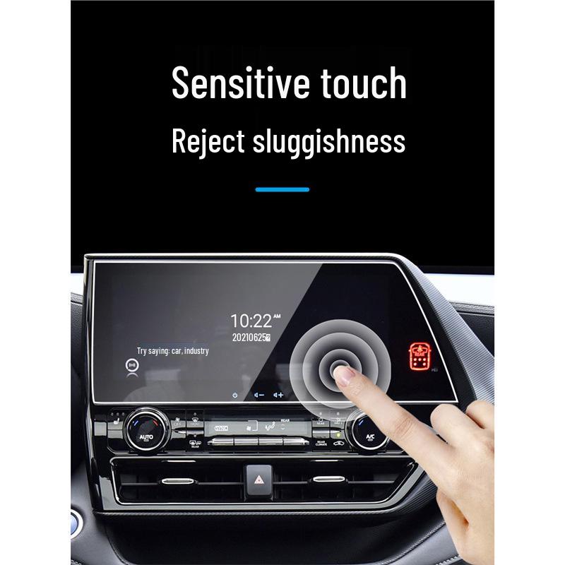 Toyota Crown Land Cruiser Navigation & Console Tempered Glass Protector Film
